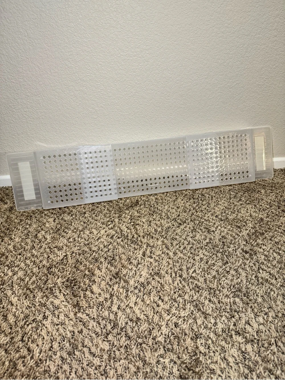 NWOT Clear Plastic Bath Caddy Tray